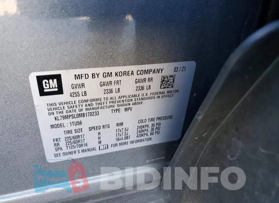 KL79MPSL0MB170233 Photo# 14