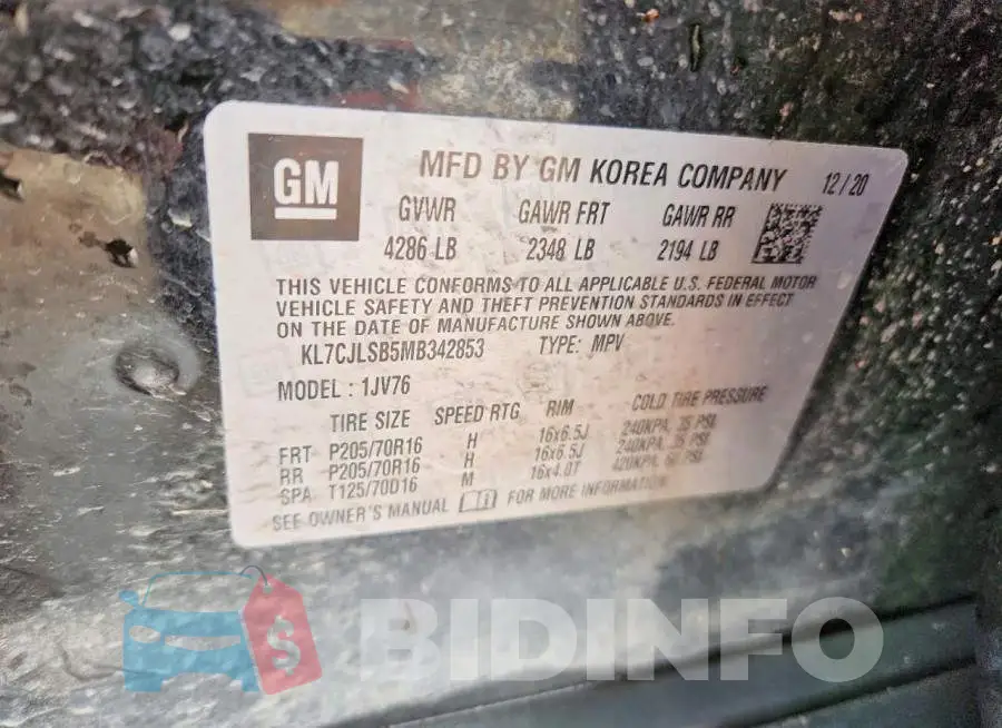 KL7CJLSB5MB342853 Photo# 12