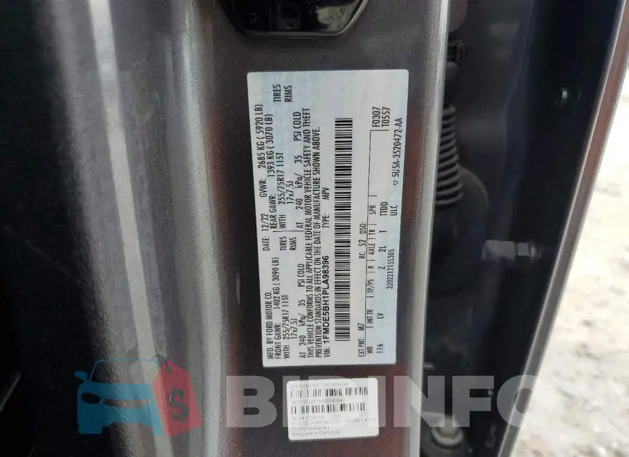 1FMDE5BH1PLA98396 Photo# 12