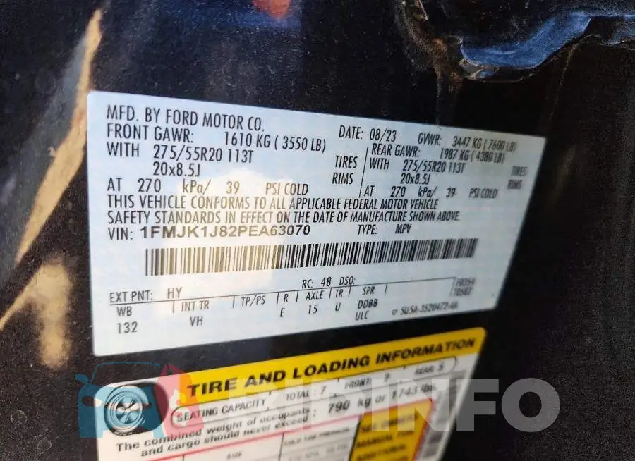 1FMJK1J82PEA63070 Photo# 12
