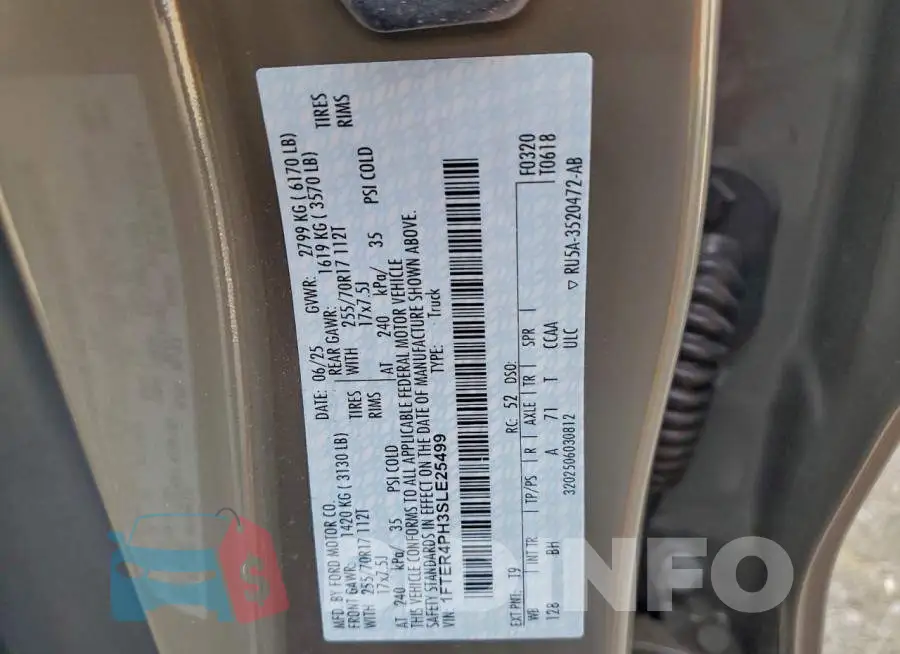 1FTER4PH3SLE25499 Photo# 12