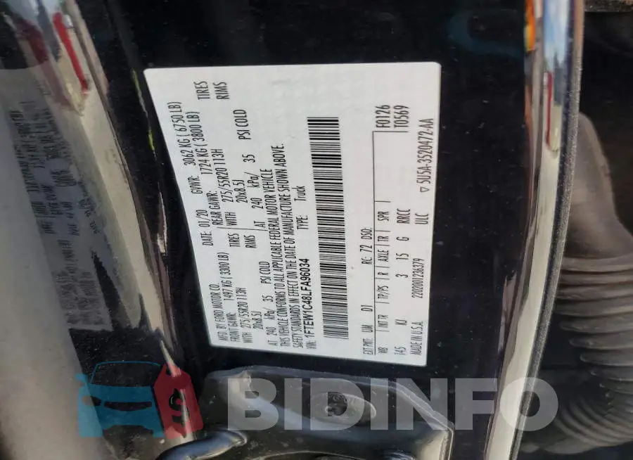 1FTEW1C48LFA96034 Photo# 12