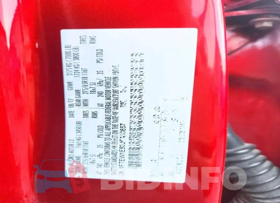 1FTEW1E50JFA33657 Photo# 13