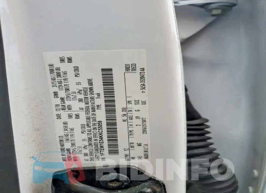 1FTEW1E54KKC55059 Photo# 12