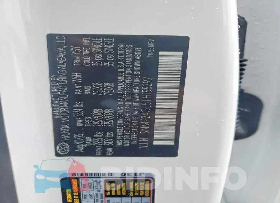 5NMP24GL5TH155292 Photo# 13
