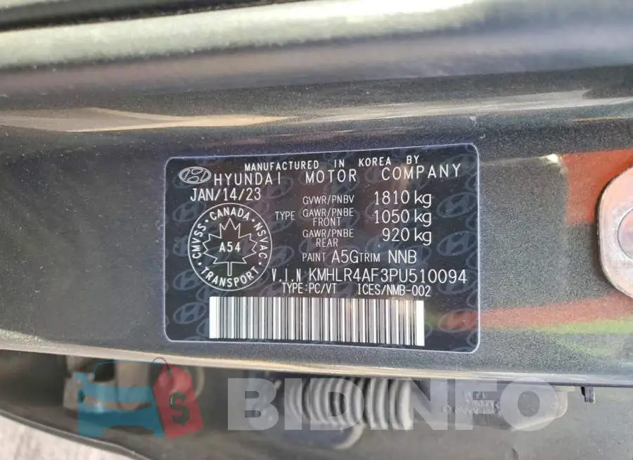 KMHLR4AF3PU510094 Photo# 12