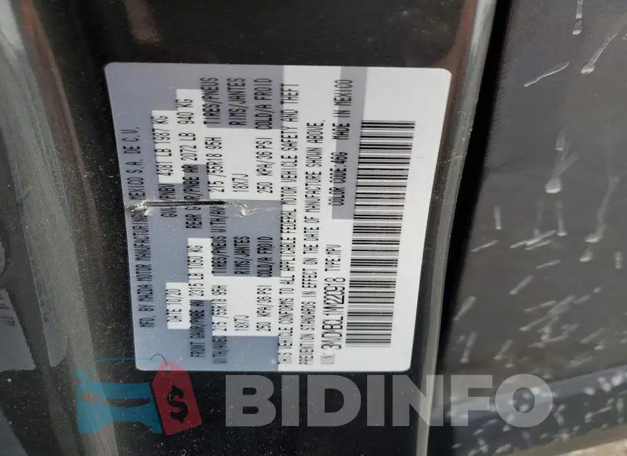 3MVDMBCL1MM220918 Photo# 14