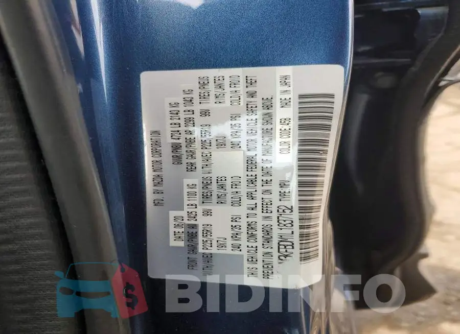 JM3KFBDM1L1837152 Photo# 13
