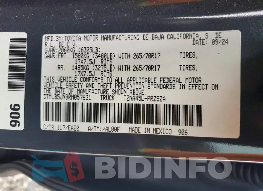 3TMLB5JN9RM057631 Photo# 13