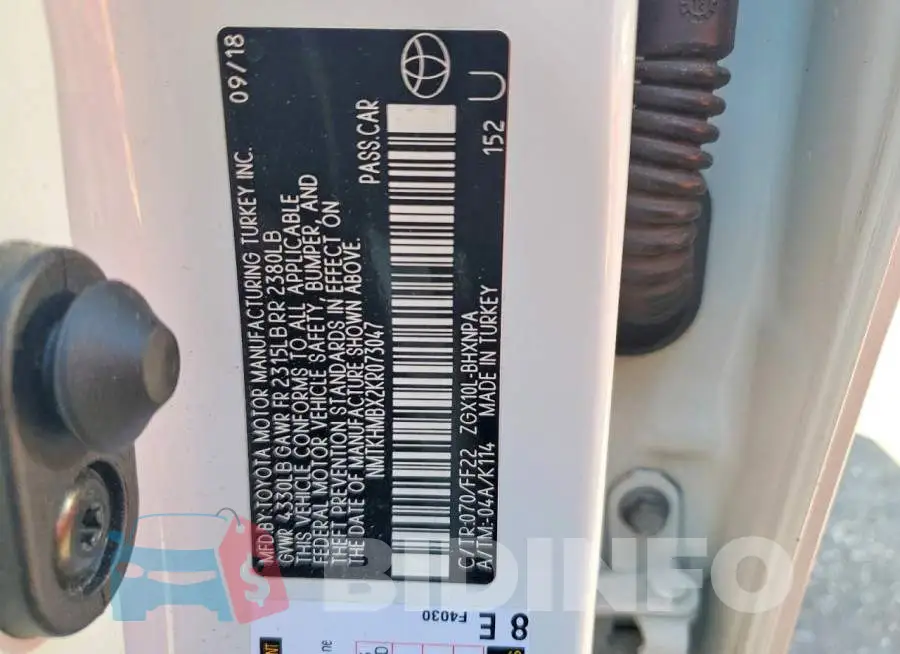 NMTKHMBX2KR073047 Photo# 12