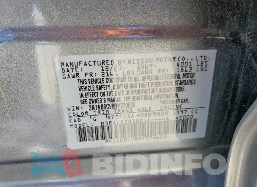 3N1AB8CV8RY273603 Photo# 12