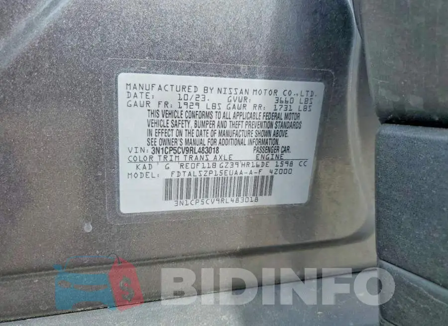 3N1CP5CV9RL483018 Photo# 14
