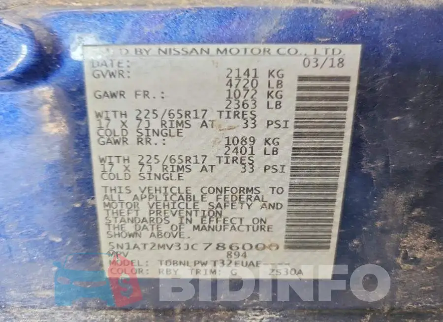 5N1AT2MV3JC786000 Photo# 13