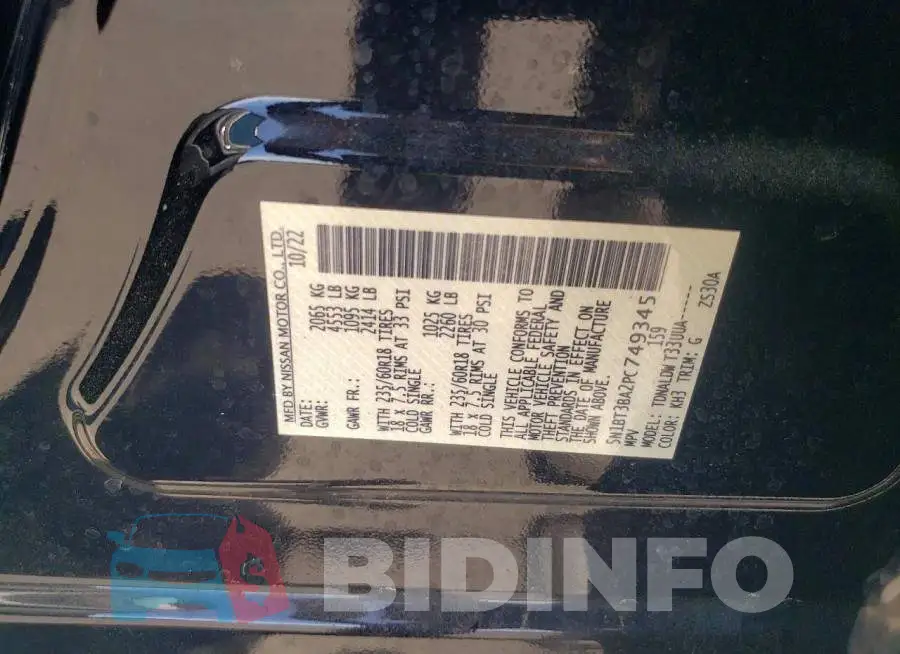 5N1BT3BA2PC749345 Photo# 13