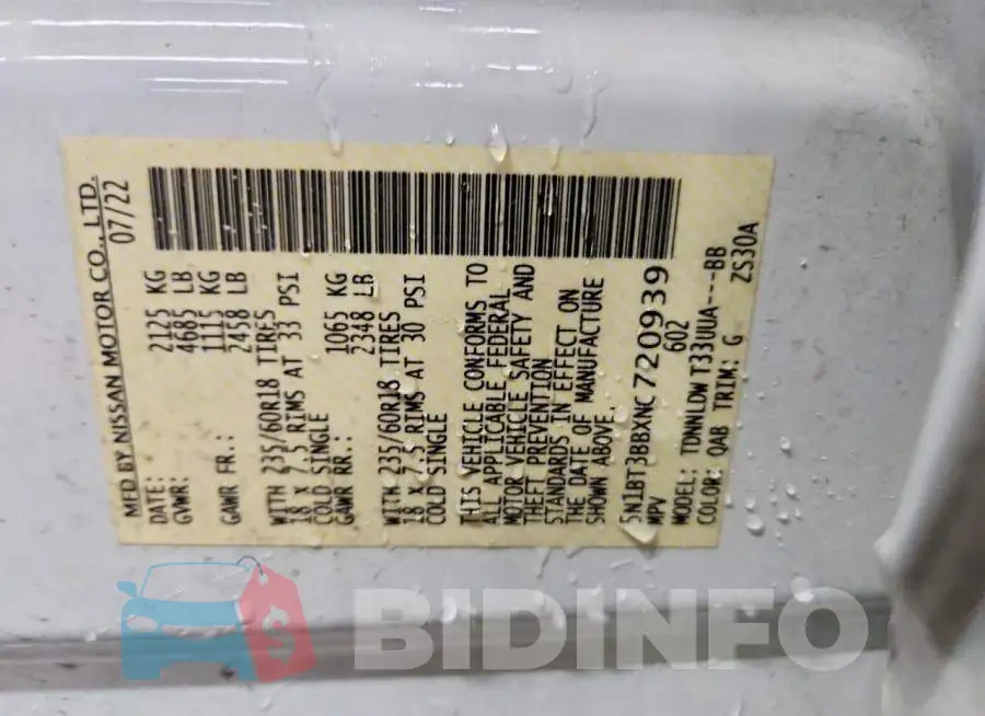 5N1BT3BBXNC720939 Photo# 13