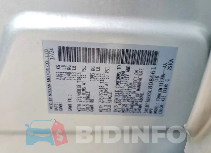5N1BT3BBXSC808661 Photo# 13