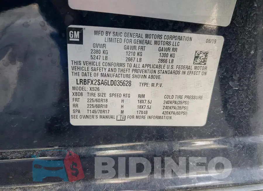 LRBFX2SA6LD035628 Photo# 13