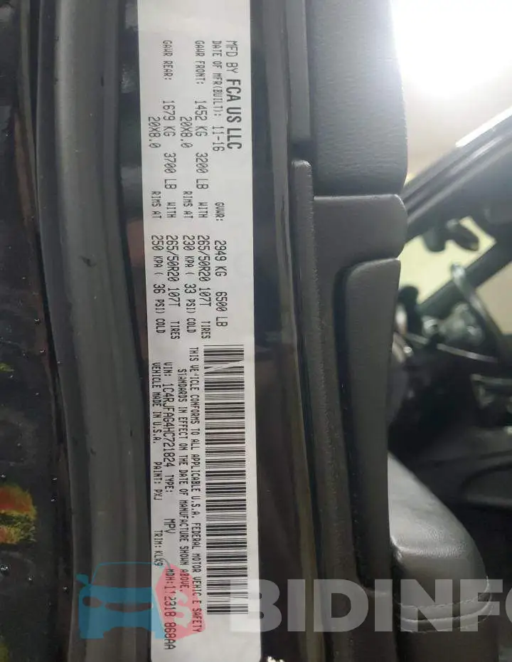 1C4RJFAG4HC721824 Photo# 13