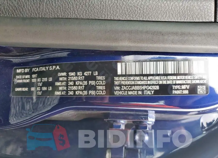 ZACCJABB5HPG42928 Photo# 12