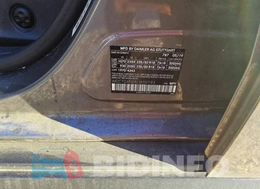 WDCTG4EB4LJ650193 Photo# 12