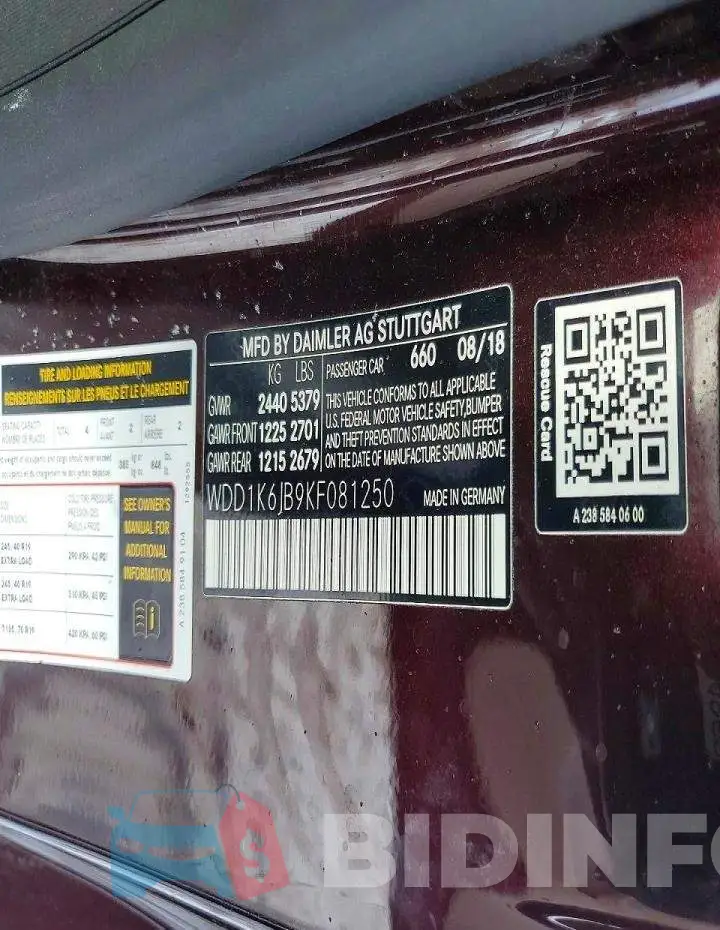 WDD1K6JB9KF081250 Photo# 12