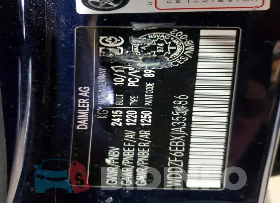WDDZF6EBXJA355486 Photo# 12