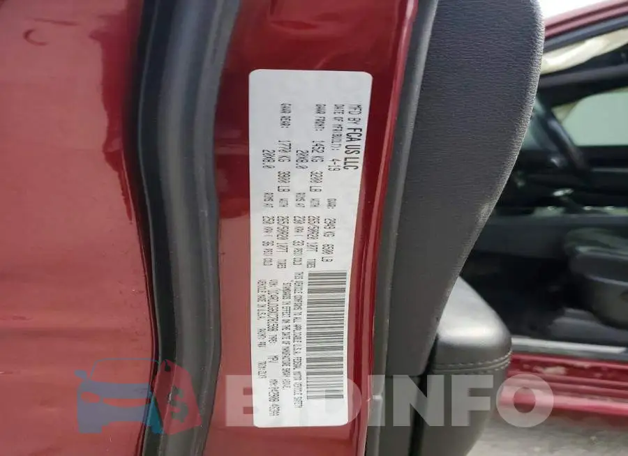 1C4RDJDG6KC781598 Photo# 13