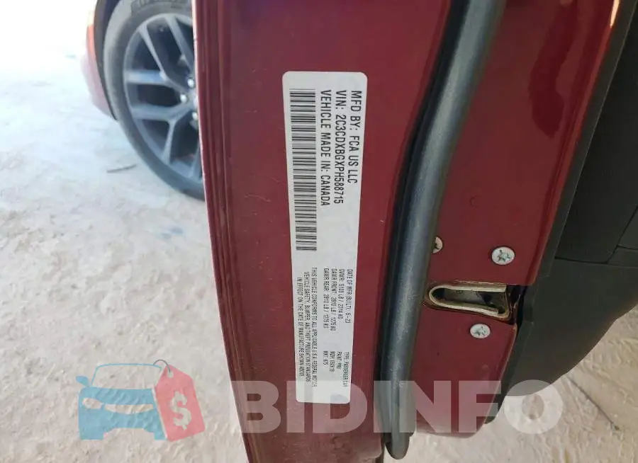 2C3CDXBGXPH588715 Photo# 12