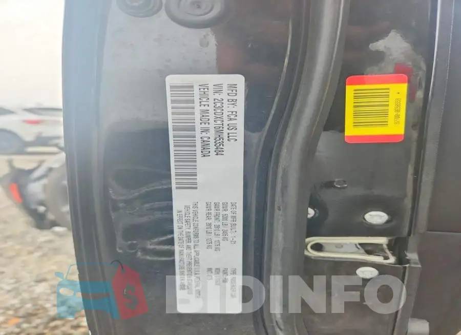 2C3CDXCT6MH535484 Photo# 12