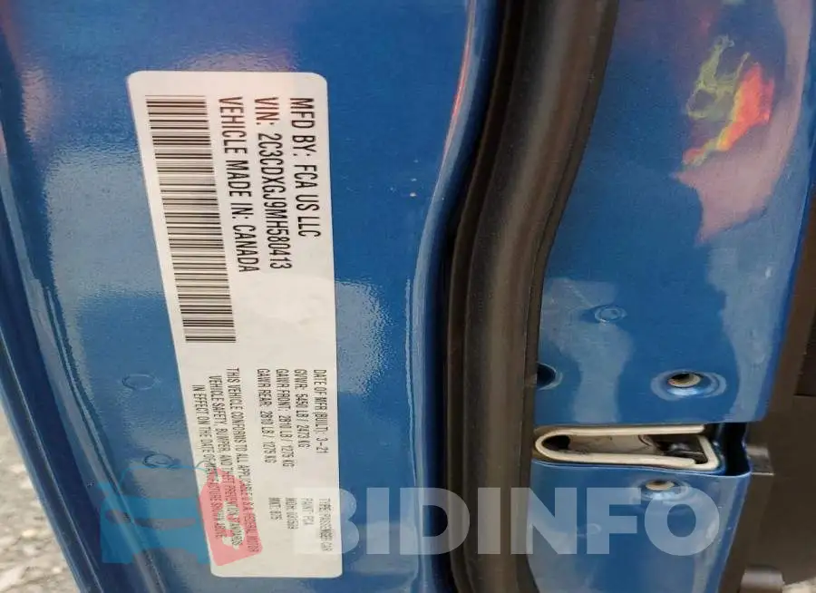 2C3CDXGJ9MH580413 Photo# 12