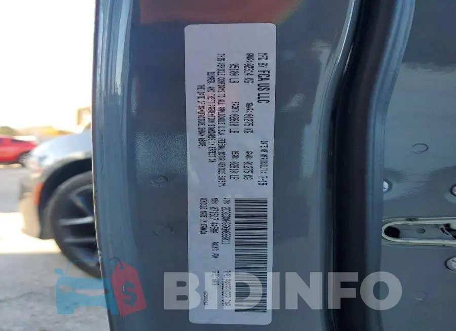 2C3CDXHG6KH693011 Photo# 12