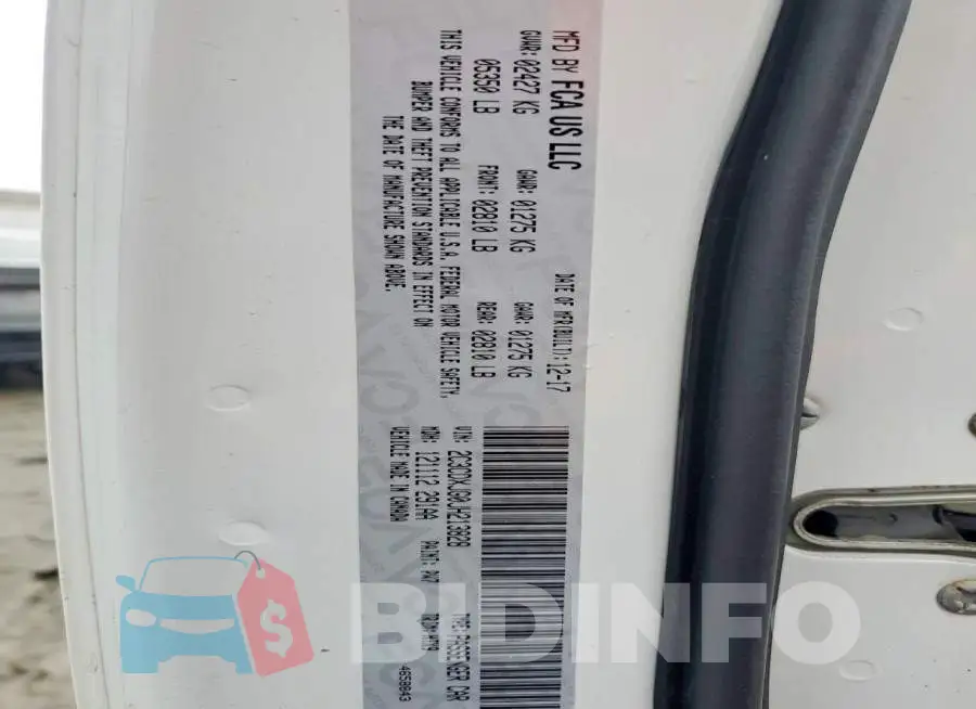 2C3CDXJG0JH213828 Photo# 12