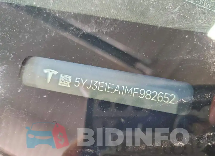 5YJ3E1EA1MF982652 Photo# 12