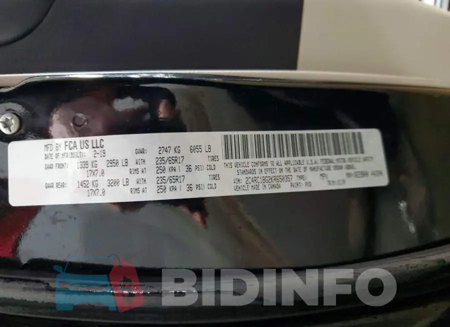 2C4RC1BG2KR650357 Photo# 14