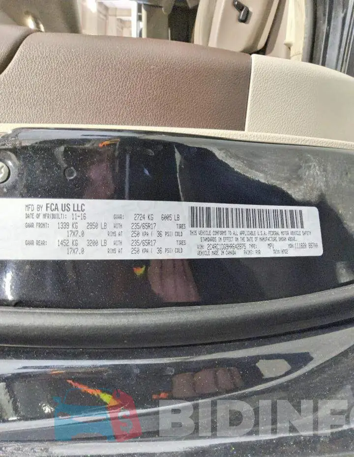 2C4RC1DG9HR642875 Photo# 13