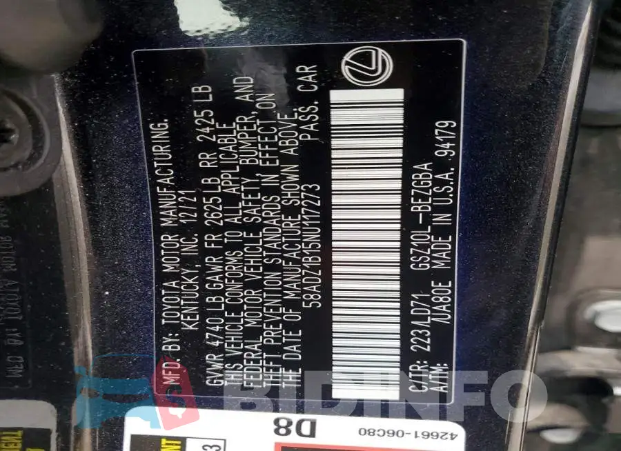 58ADZ1B15NU117273 Photo# 13