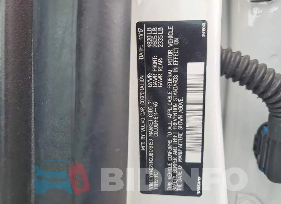 LYV402TM2JB178153 Photo# 12