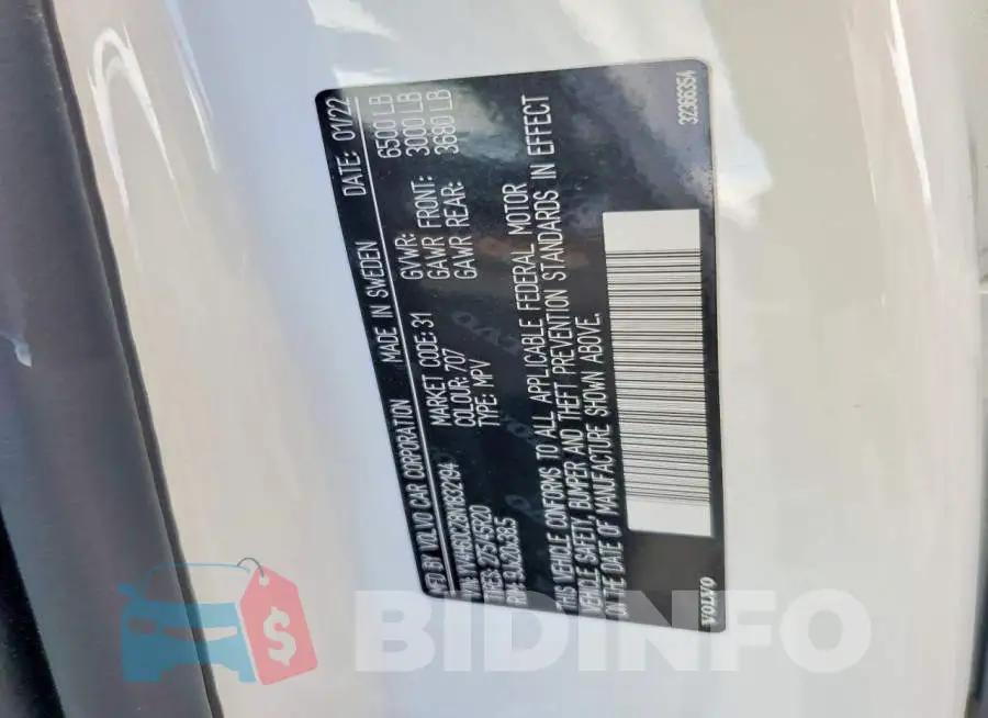 YV4H60CZ8N1832194 Photo# 13