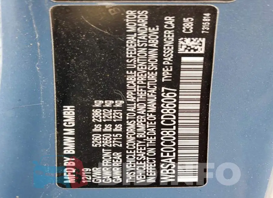 WBSAE0C08LCD86067 Photo# 12