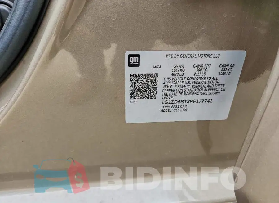1G1ZD5ST3PF177741 Photo# 12