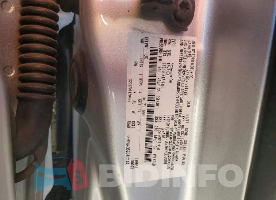 1FADP3J29HL230666 Photo# 12