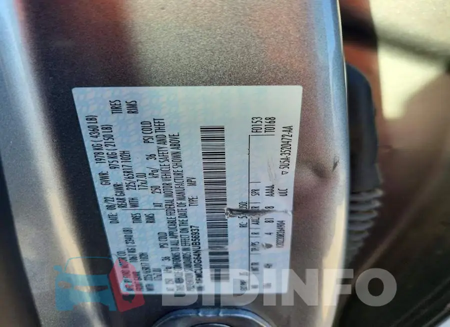 1FMCU0G64NUB56937 Photo# 11