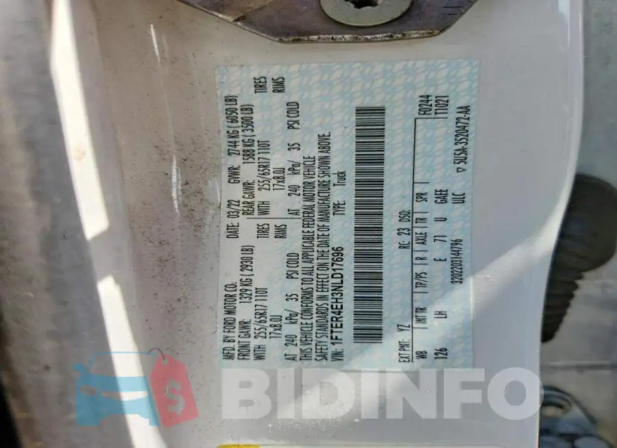 1FTER4EH3NLD17696 Photo# 13