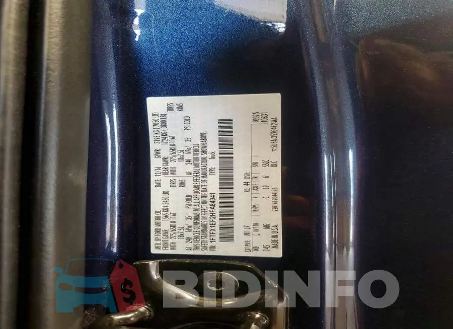 1FTFX1EF2HFA84341 Photo# 13