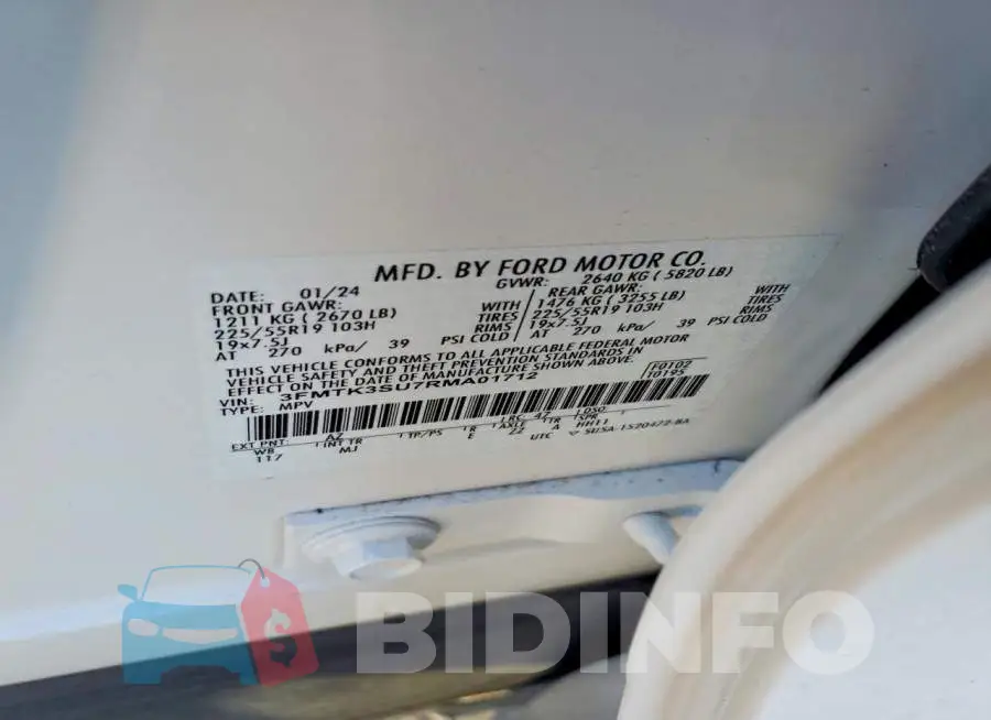3FMTK3SU7RMA01712 Photo# 13