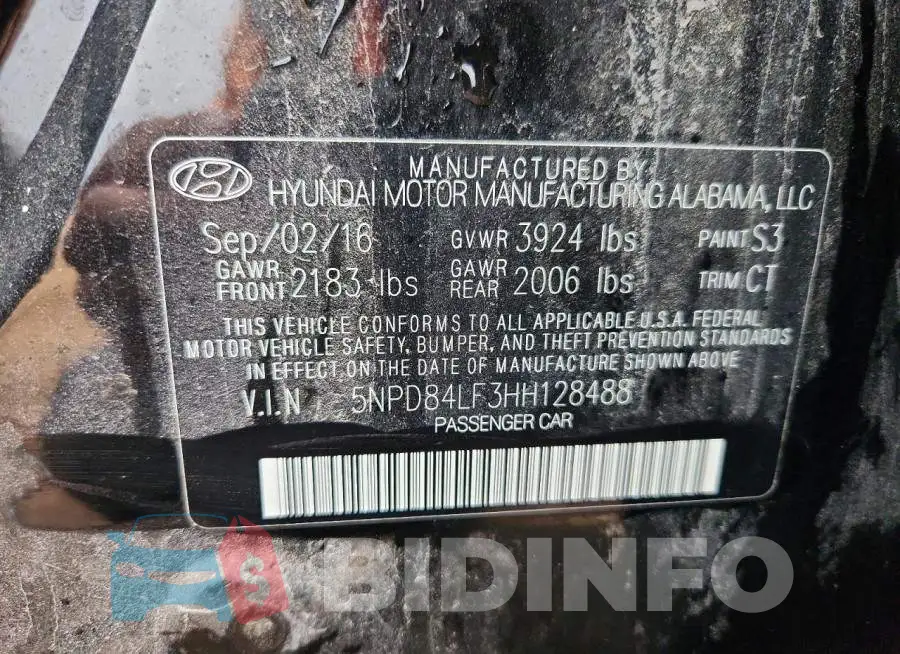 5NPD84LF3HH128488 Photo# 13