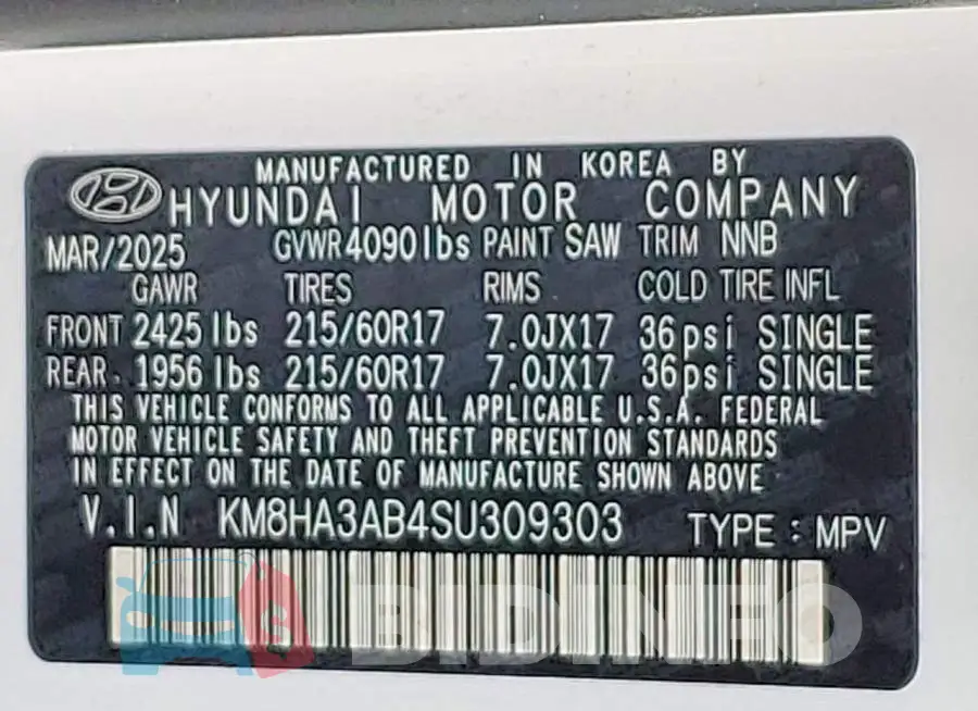 KM8HA3AB4SU309303 Photo# 14