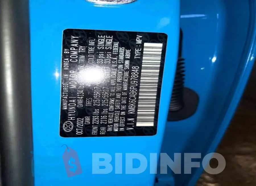 KM8K6CAB6PU978848 Photo# 12