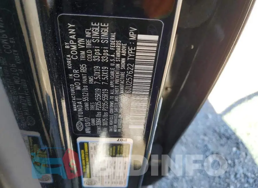 KM8SR4HF6JU257622 Photo# 13
