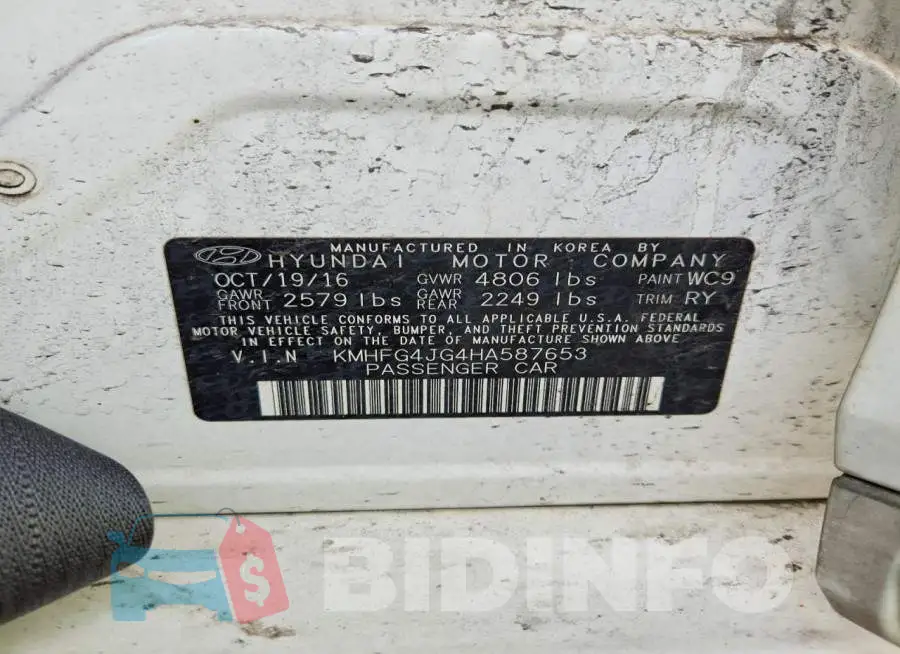 KMHFG4JG4HA587653 Photo# 12